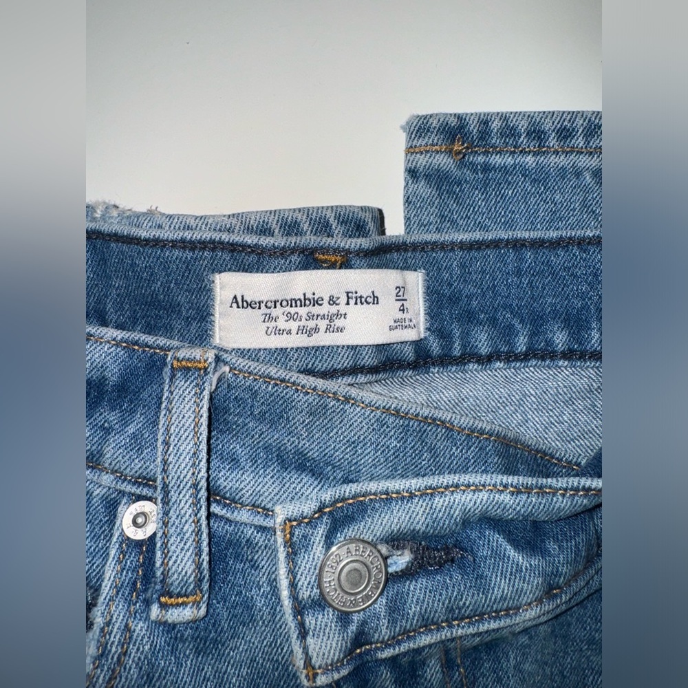 Crossover High Rise Straight Leg Jean